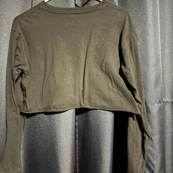 Rue21 Black Top with Pink and Blue Stripes - Picture 4 of 4